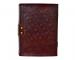 Portable Nautical Retro Notebook Refillable Leather Bound Journal Travel Brown